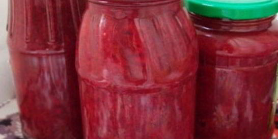 Заправка для борща из свеклы на зиму