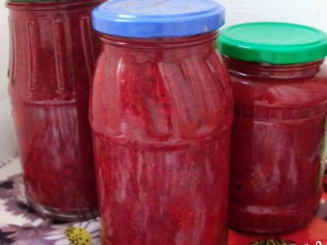 Рецепт заправки для борща из свеклы на зиму