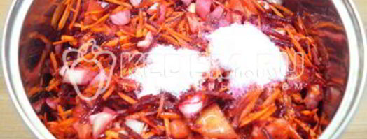 заправка для борща на зиму. Шаг 6