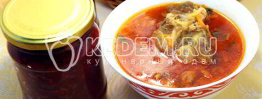 заправка для борща на зиму. Шаг 11