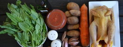 зеленый борщ со щавелем и яйцом. Шаг 2