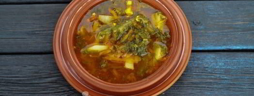 зеленый борщ со щавелем и яйцом. Шаг 18