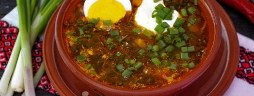 зеленый борщ со щавелем и яйцом. Шаг 19