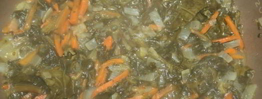 зеленый борщ со щавелем на куриных сердечках. Шаг 4