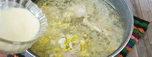 зеленый борщ в мультиварке. Шаг 13