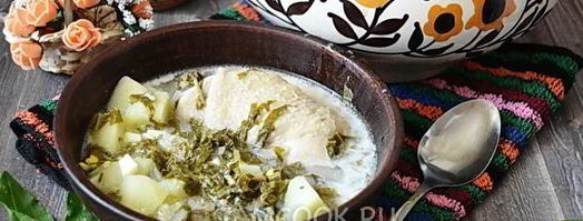 зеленый борщ в мультиварке. Шаг 16