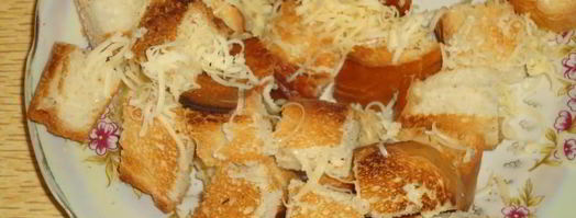 чесночный суп с гренками по-чешски. Шаг 5