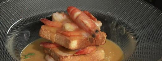 дуэт из креветок в соусе буйабес. Шаг 9