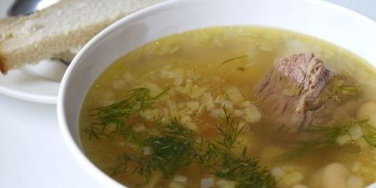 Фасолевый суп с говядиной