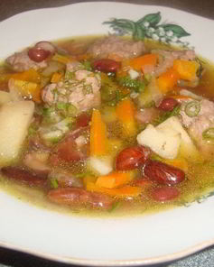 Фасолевый суп в скороварке