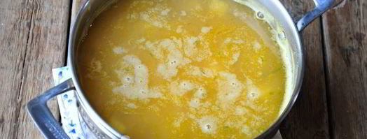 гороховый суп с копченой курицей. Шаг 15