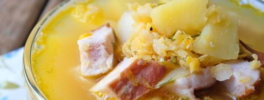 гороховый суп с копченой курицей. Шаг 16