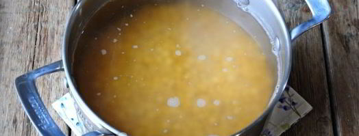 гороховый суп с копченой курицей. Шаг 7