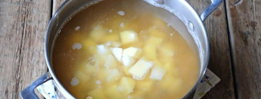 гороховый суп с копченой курицей. Шаг 11