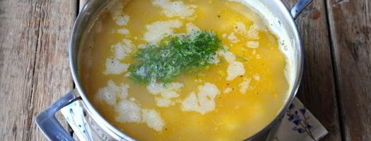 гороховый суп с копченой курицей. Шаг 14