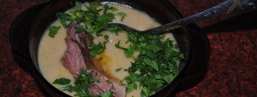 гороховый суп с копчеными ребрышками. Шаг 7