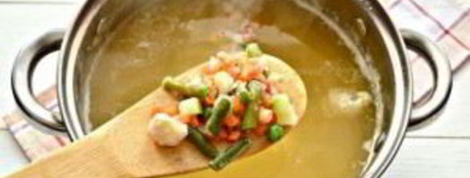 гороховый суп с курицей. Шаг 7