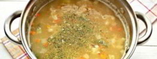 гороховый суп с курицей. Шаг 8