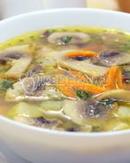 Грибной суп из шампиньонов