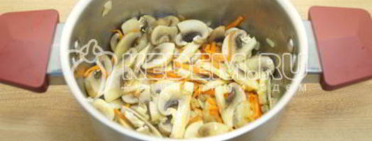 грибной суп из шампиньонов. Шаг 4