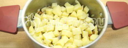 грибной суп из шампиньонов. Шаг 6