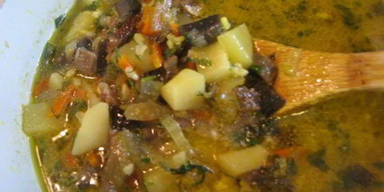 Грибной суп-карри