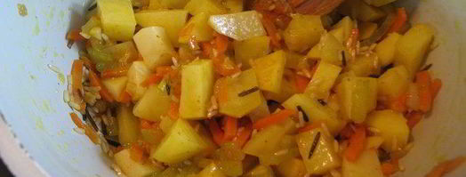 грибной суп-карри. Шаг 6