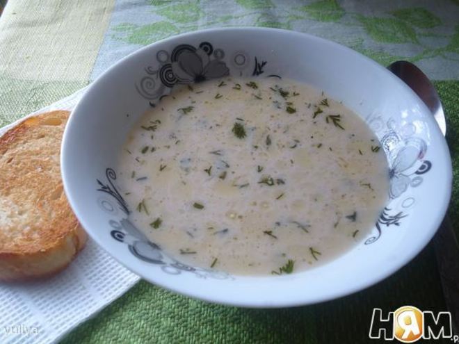 Рецепт грибного супа с сыром