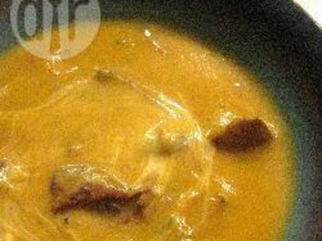 Рецепт грибного супа с тыквой