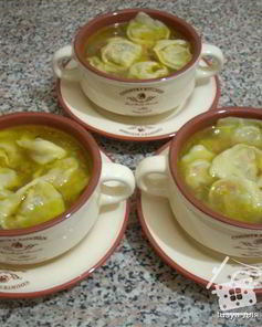 Грибной суп с ушками