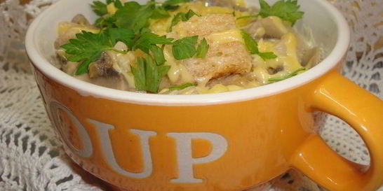 Итальянский грибной суп