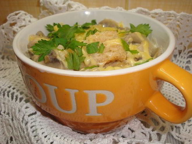 Рецепт итальянского грибного супа