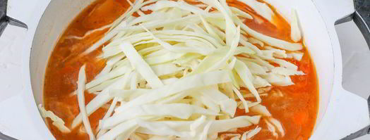 капустняк из свежей капусты. Шаг 4