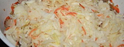 капустняк на свиных ребрышках с кислой капустой и рисом. Шаг 2