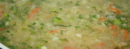 капустняк на свиных ребрышках с кислой капустой и рисом. Шаг 7