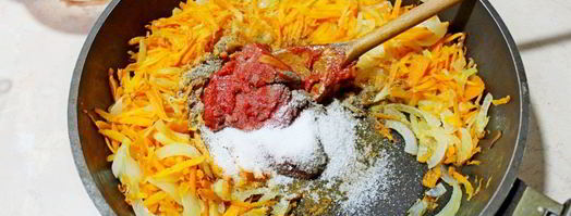 капустняк с фаршем в мультиварке. Шаг 3