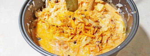 капустняк с фаршем в мультиварке. Шаг 8