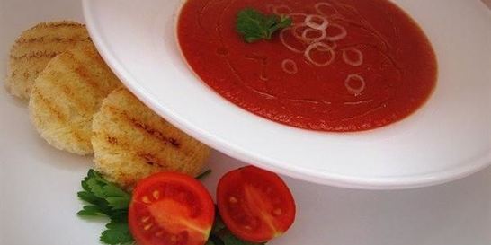 Холодный томатный суп