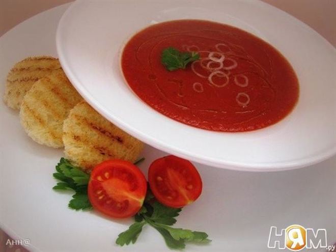 Рецепт холодного томатного супа