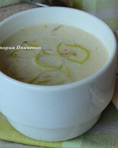 Крем-суп из лука-порея