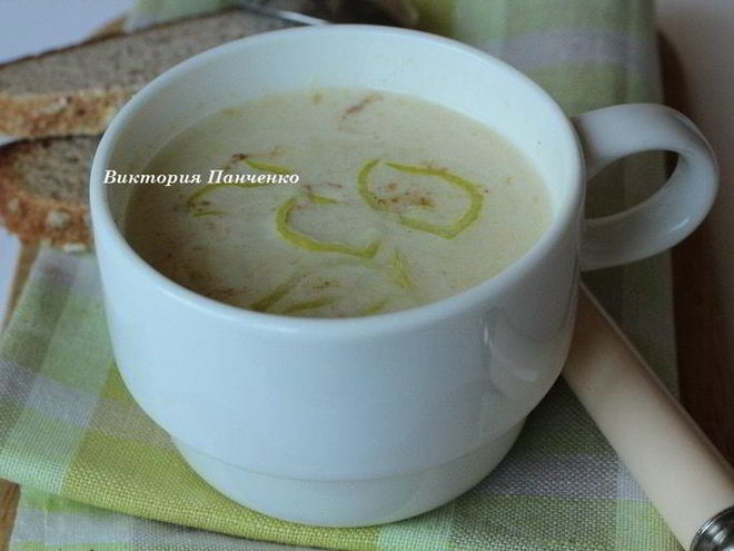 Рецепт крема-супа из лука-порея