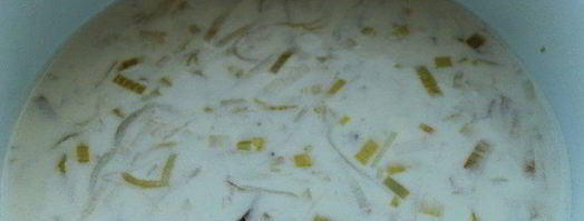 крем-суп из лука-порея. Шаг 4