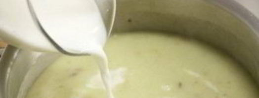 крем-суп с лососем. Шаг 6