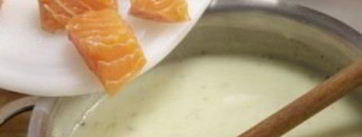 крем-суп с лососем. Шаг 7