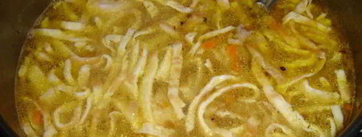 куриный суп с фледле. Шаг 5