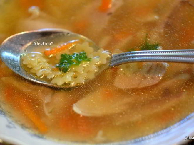 Рецепт куриного супа со звездочками