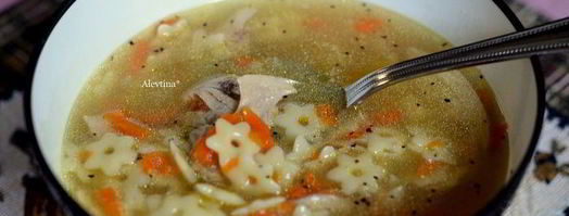 куриный суп со звездочками. Шаг 6