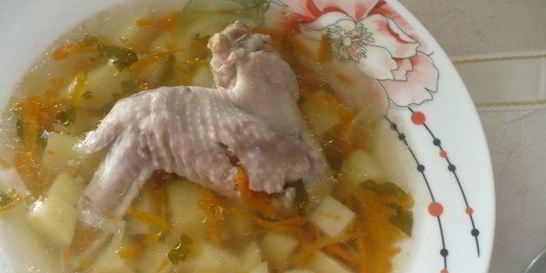 Куриный суп в мультиварке Редмонд