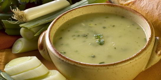 Луковый суп с моллюсками