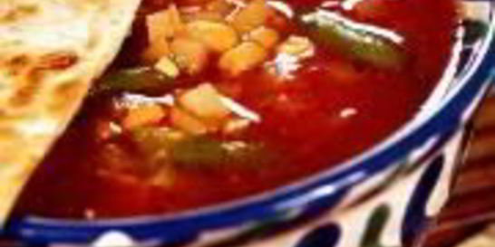 Мексиканский суп с тортильями